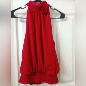 💙Excellent condition red halter size L